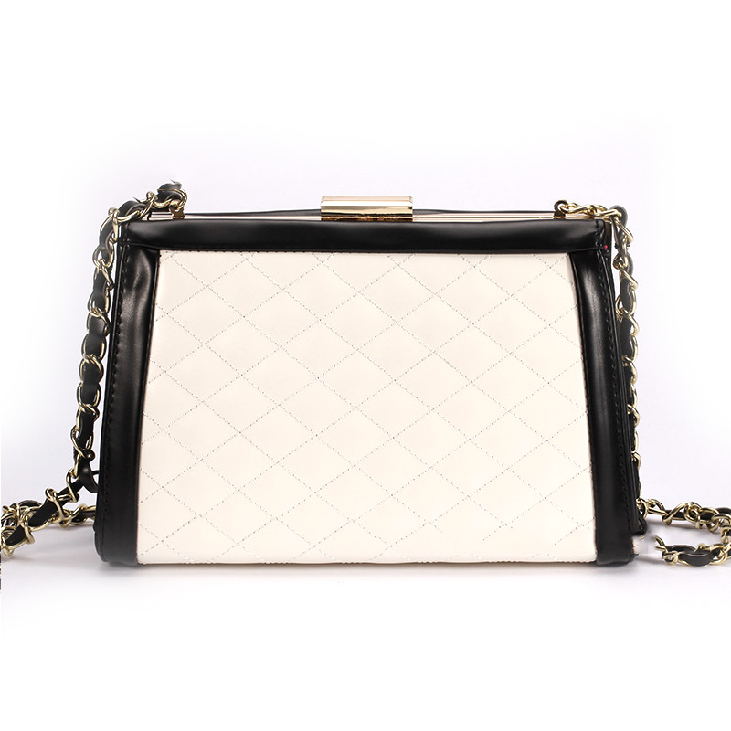 New Handbag Fashion European and American Single Shoulder Slant Chain Bag