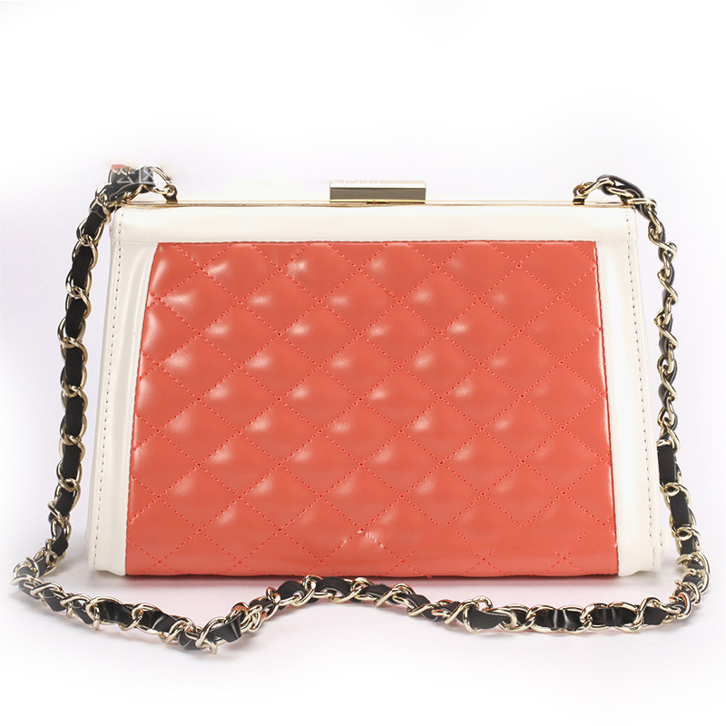 New Handbag Fashion European and American Single Shoulder Slant Chain Bag