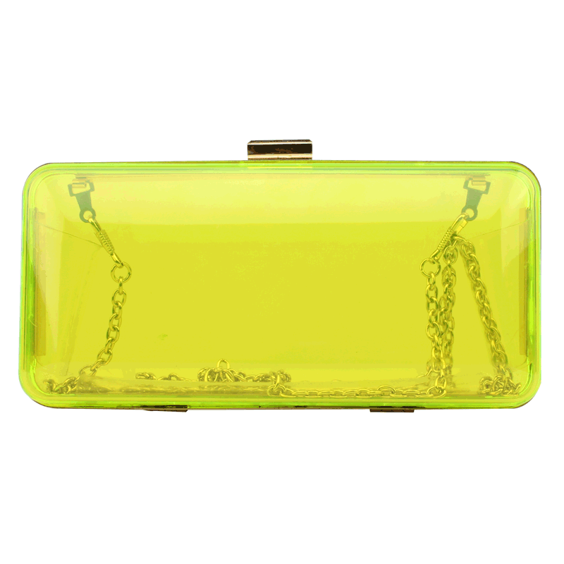 Multicolored Transparent Bauyakeli Acrylic Dinner handbag Wholesale