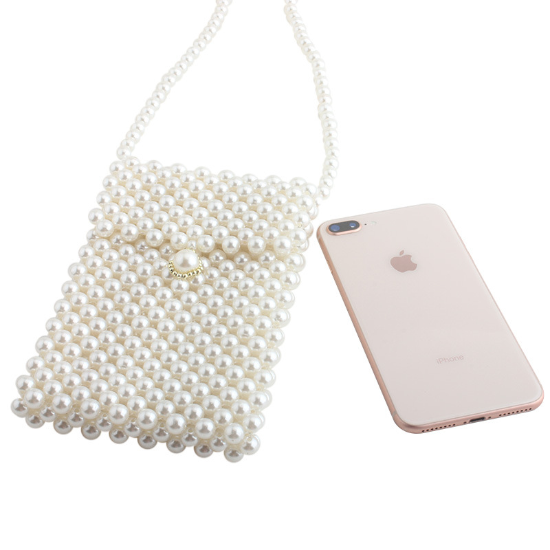 Pearl Bag 2019 New Retro Mini Bead Bag Pure Handicraft