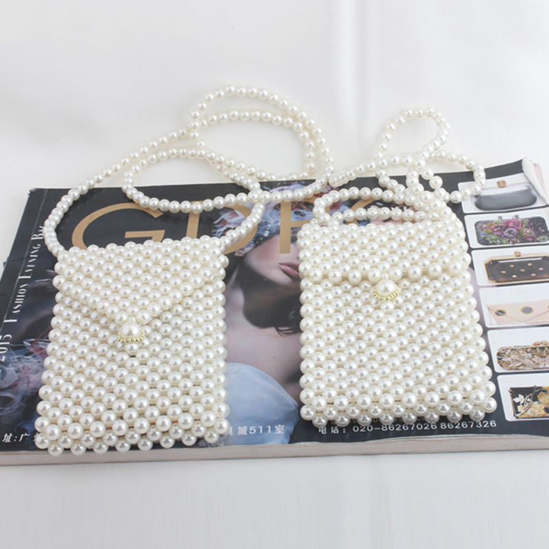 Pearl Bag 2019 New Retro Mini Bead Bag Pure Handicraft