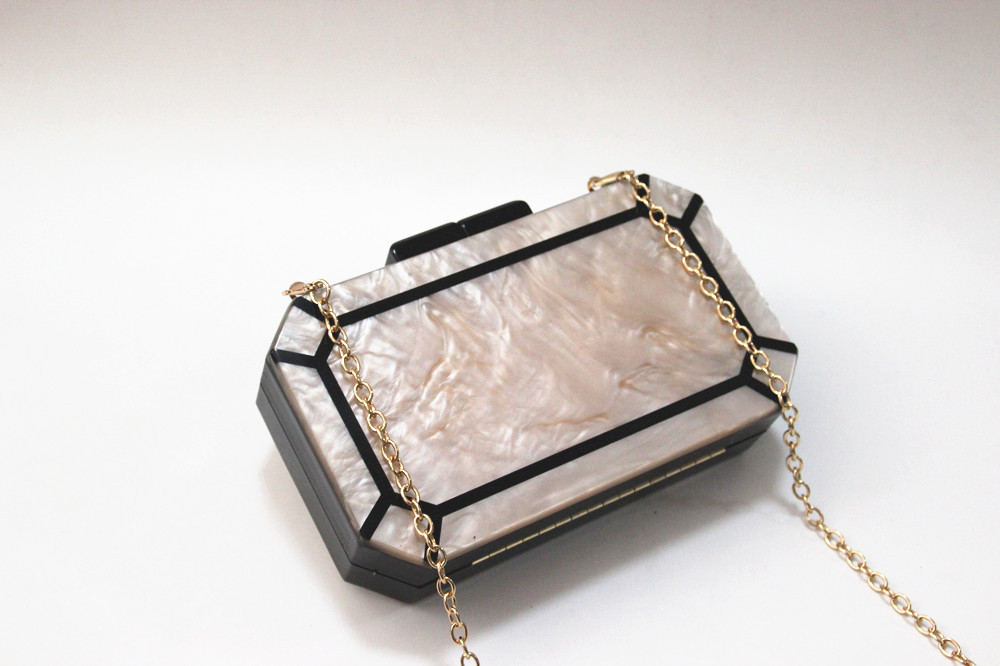 New Acrylic Evening Lady Bag Banquet Clutch